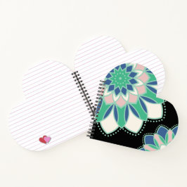 Bloemhartmandala Notitieboek