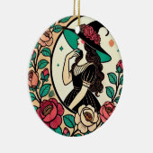 Bloemheks Keramisch Ornament (Rechts)