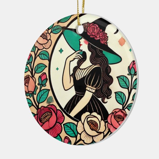 Bloemheks Keramisch Ornament (Links)