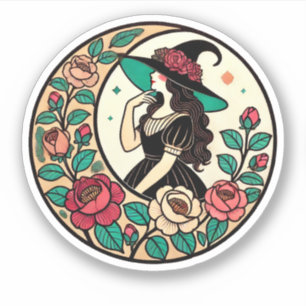 Bloemheks Sticker
