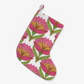 Bloemhelderheid: rood wit . kleine kerstsok (Voorkant (Hangend))