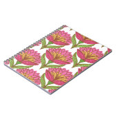 Bloemhelderheid: rood wit . notitieboek (Linkerzijde)