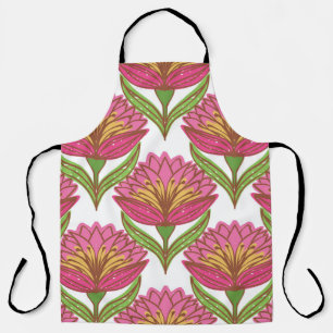 Bloemhelderheid: rood wit . schort