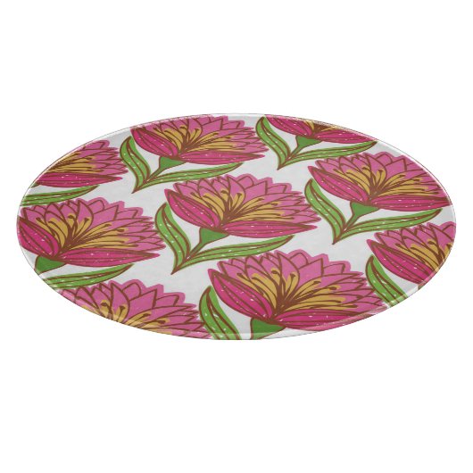 Bloemhelderheid: rood wit . snijplank (Hoek)