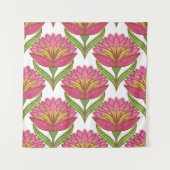 Bloemhelderheid: rood wit . wandkleed (Voorkant)