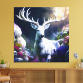 Bloemherten 2 canvas afdruk (Insitu (Woonkamer))