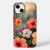 Bloemhibiscus Case-Mate iPhone Case (Achterkant)