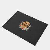 Bloemhond Ronde Sublimatie Deurmat (Schuin)