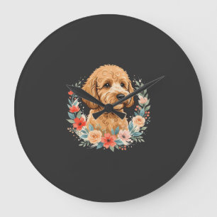 Bloemhond Ronde Sublimatie Grote Klok