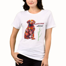 Bloemhond T-shirt | Cute Flower Puppy Design