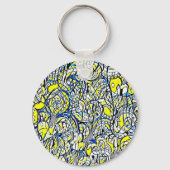 Bloemhoofdkeystick 3 sleutelhanger (Voorkant)