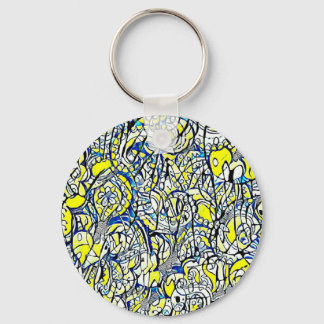 Bloemhoofdkeystick 3 sleutelhanger