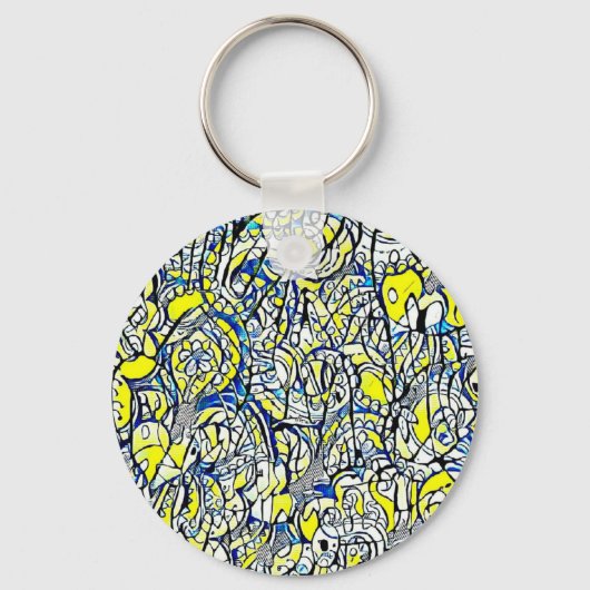 Bloemhoofdkeystick 3 sleutelhanger (Voorkant)