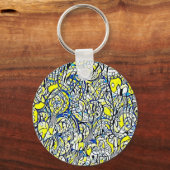 Bloemhoofdkeystick 3 sleutelhanger (Voorkant)