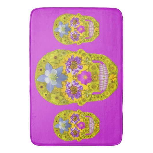 Bloemhuid 3 badmat (Voorkant Verticaal)