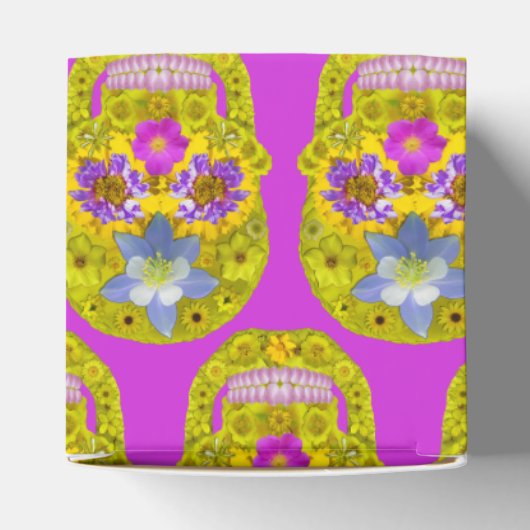 Bloemhuid 3 bedankdoosjes (Bovenkant)