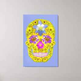Bloemhuid 3 canvas afdruk