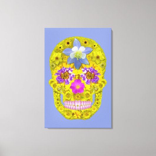 Bloemhuid 3 canvas afdruk (Voorkant)