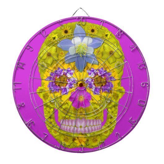 Bloemhuid 3 dartbord (Voorkant)