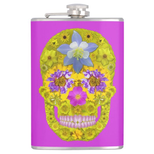 Bloemhuid 3 heupfles (Voorkant)