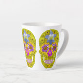 Bloemhuid 3 latte mok (Rechterhoek)