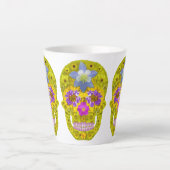 Bloemhuid 3 latte mok (Voorkant)