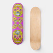 Bloemhuid 3 persoonlijk skateboard (Voorkant)