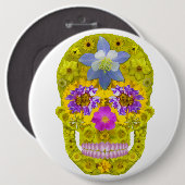 Bloemhuid 3 ronde button 6,0 cm (Voorkant /achterkant)