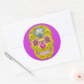 Bloemhuid 3 ronde sticker (Envelop)