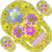 Bloemhuid 3 sticker (Voorkant)