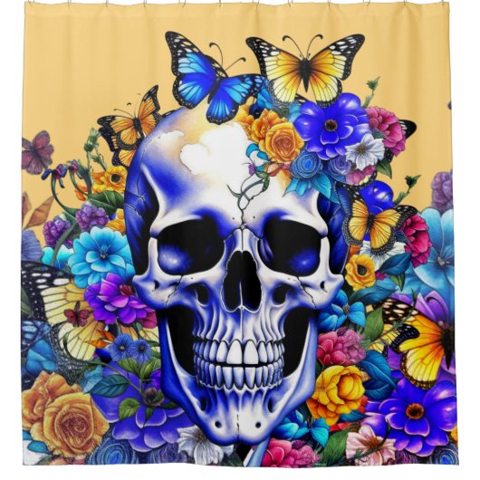 Bloemhuid Douchegordijn (Voorkant)