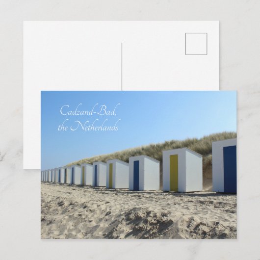 Bloemhuts, Cadzand-Bad, Nederland Briefkaart (Voorkant / Achterkant)