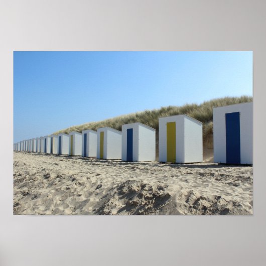 Bloemhuts, Cadzand-Bad, Nederland Poster (Voorkant)