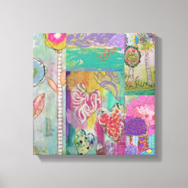 Bloemig Abstract 5 Canvasprint Canvas Afdruk