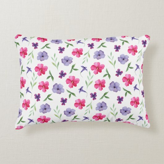 Bloemig Accent Kussen (Voorkant)