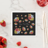  bloemig afbeelding van kleurrijke Leliebloemen Servet (Insitu)