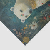  bloemig Beer Tissuepapier (Detail)