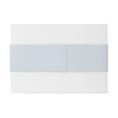 Bloemig Blauw Uitnodigingen Wikkel (Achterkant Voorbeeld)