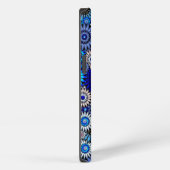 Bloemig: Blauwe Lente Boeket iPhone Hoesje (Rechterkant)