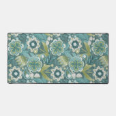 Bloemig Boho Botanisch Patroon Bureaumat (Voorkant)