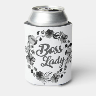 Bloemig Boss Lady Design Blikjeskoeler