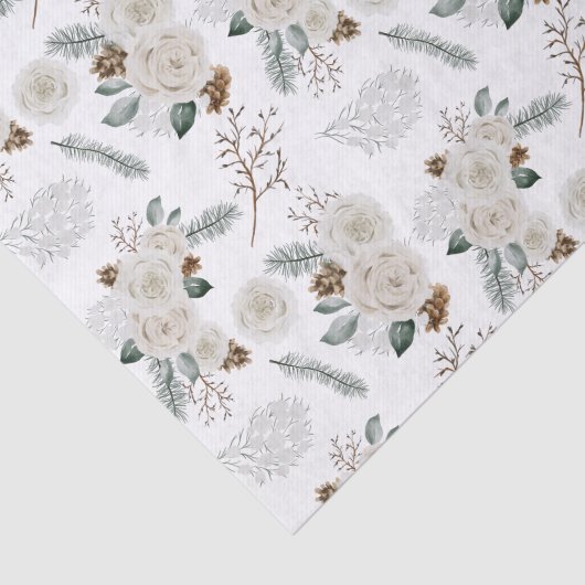 Bloemig botanisch tissuepapier  (Detail)