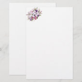 Bloemig briefpapier (Voorkant / Achterkant)