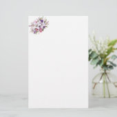 Bloemig briefpapier (Staand voorkant)