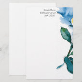 bloemig Briefpapier (Voorkant / Achterkant)