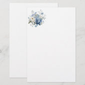 Bloemig briefpapier (Voorkant / Achterkant)