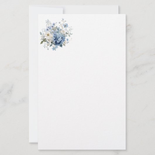 Bloemig briefpapier (Voorkant)