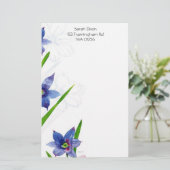 bloemig Briefpapier (Staand voorkant)