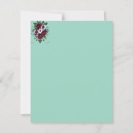 Bloemig Briefpapier – Boeket Viooltjes