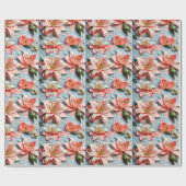 bloemig cadeaupapier (Vlak)